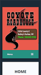 Mobile Screenshot of coyote-roadhouse.com